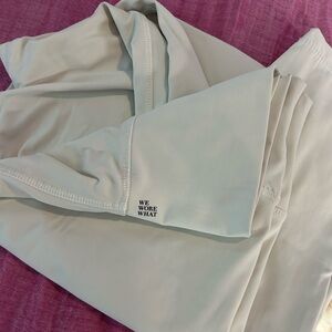 WeWoreWhat Solid Hued Leggings- Soft White - XL
